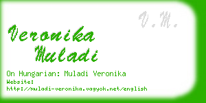 veronika muladi business card